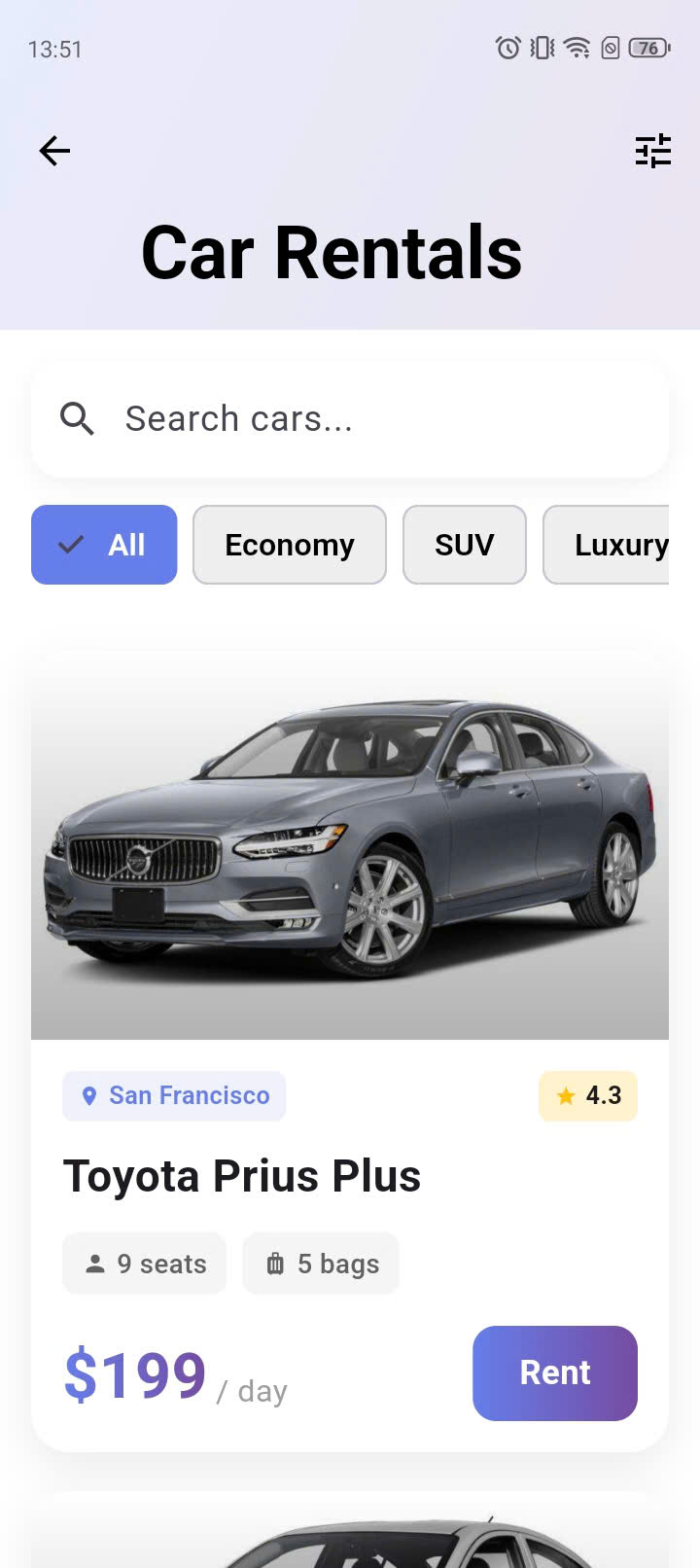 Car Rentals
